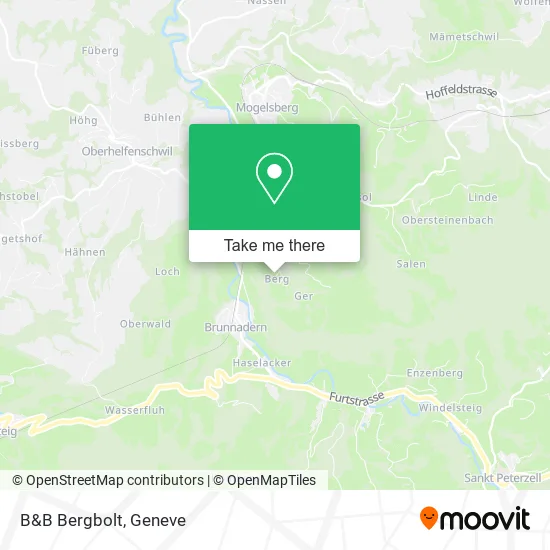 B&B Bergbolt map