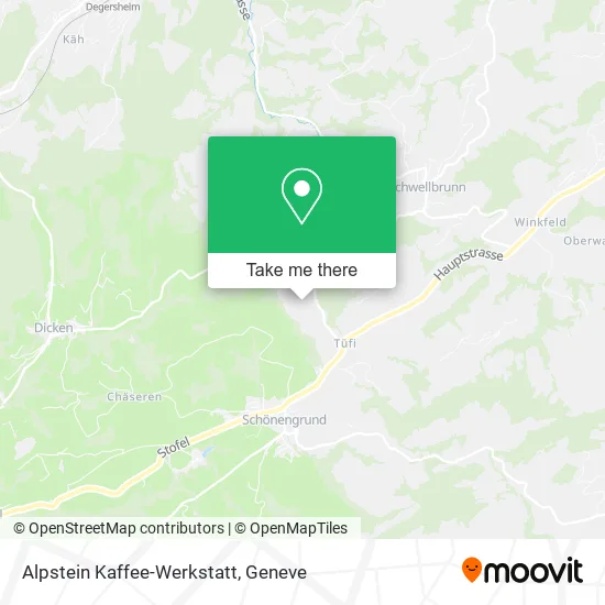 Alpstein Kaffee-Werkstatt plan