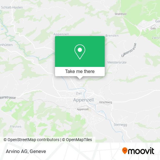 Arvino AG map