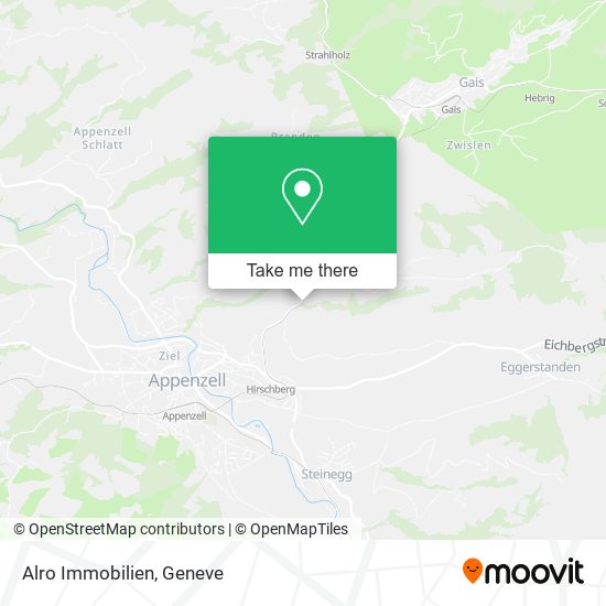 Alro Immobilien map