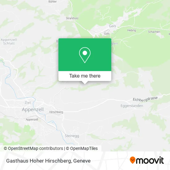 Gasthaus Hoher Hirschberg map