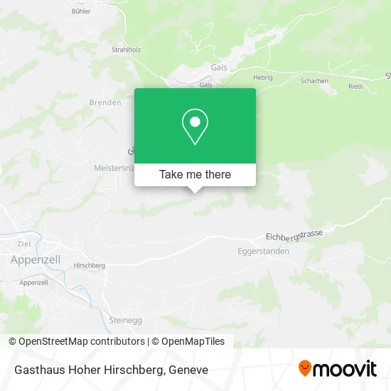 Gasthaus Hoher Hirschberg map