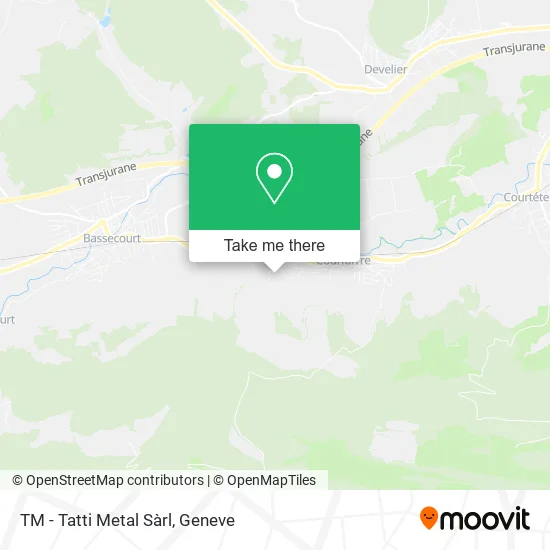 TM - Tatti Metal Sàrl map