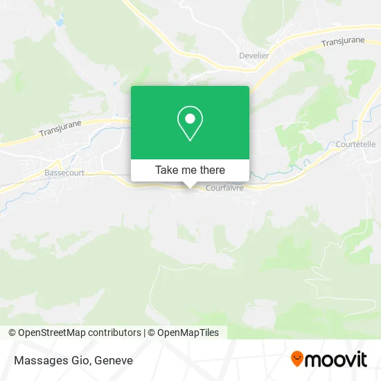 Massages Gio map