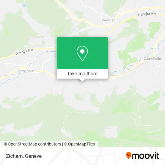 Zichem map