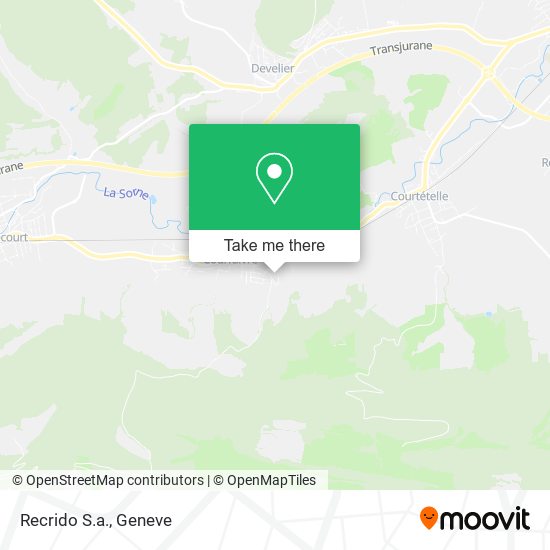 Recrido S.a. map
