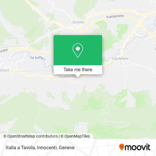 Italia a Tavola, Innocenti map