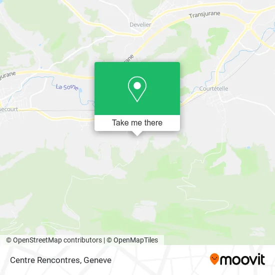 Centre Rencontres map