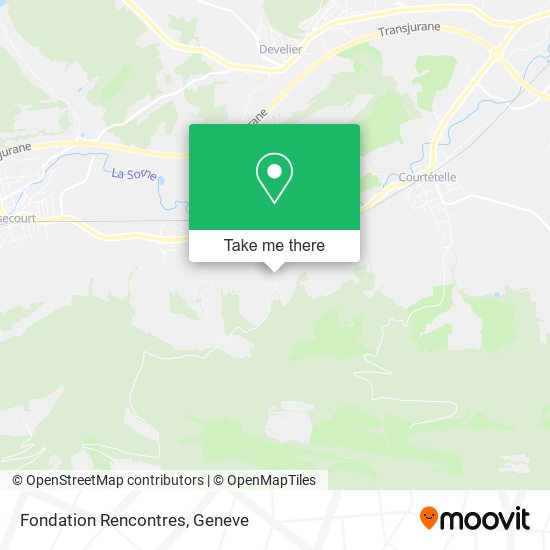 Fondation Rencontres map