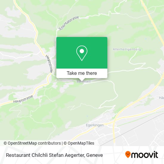 Restaurant Chilchli Stefan Aegerter map