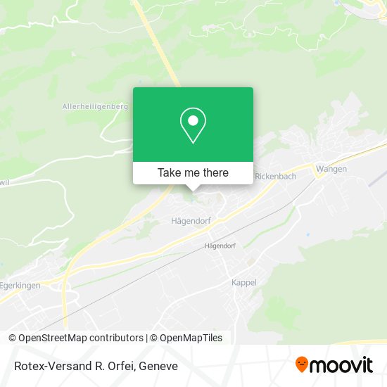 Rotex-Versand R. Orfei map
