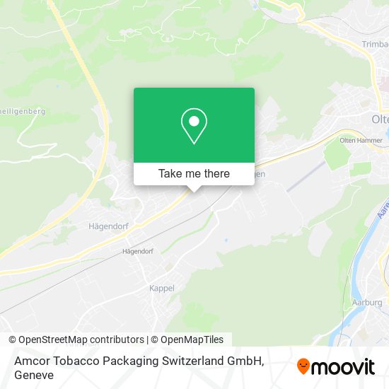 Amcor Tobacco Packaging Switzerland GmbH map
