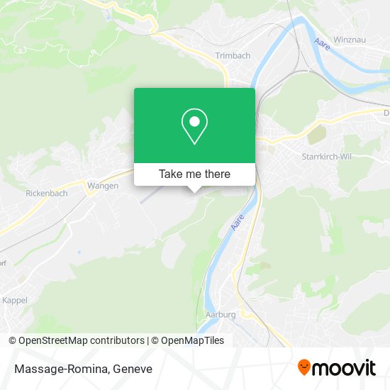 Massage-Romina map