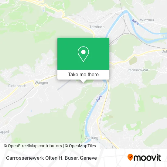 Carrosseriewerk Olten H. Buser plan