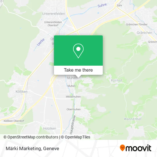 Märki Marketing map