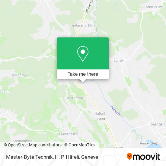 Master-Byte Technik, H. P. Häfeli map