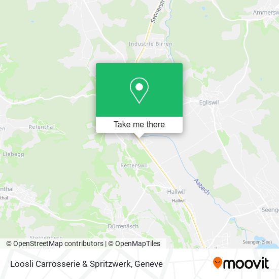 Loosli Carrosserie & Spritzwerk map