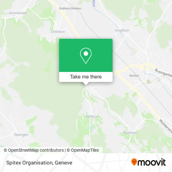 Spitex Organisation map