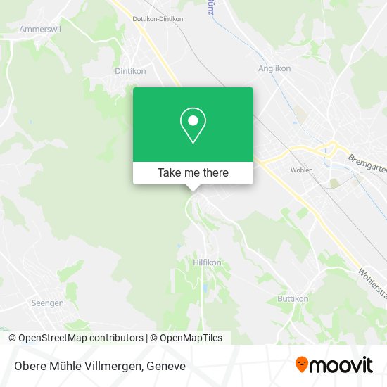 Obere Mühle Villmergen map