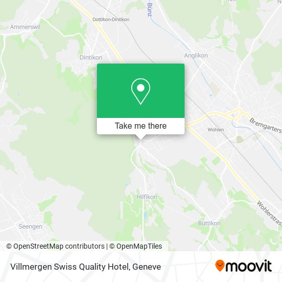 Villmergen Swiss Quality Hotel map