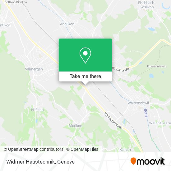 Widmer Haustechnik map