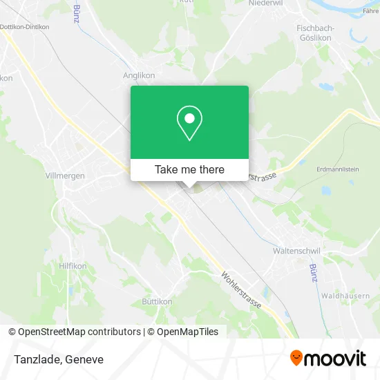 Tanzlade map