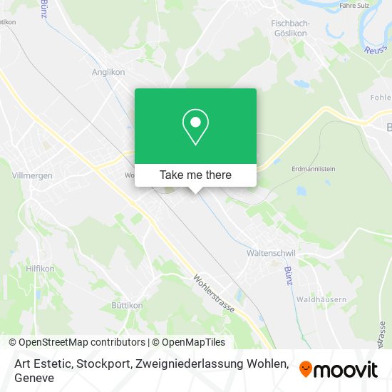 Art Estetic, Stockport, Zweigniederlassung Wohlen map