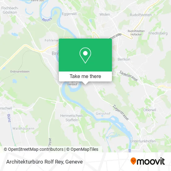 Architekturbüro Rolf Rey map