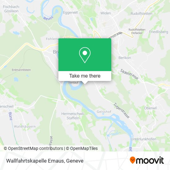 Wallfahrtskapelle Emaus map