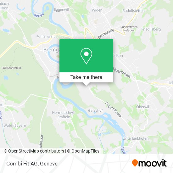 Combi Fit AG map