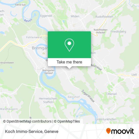 Koch Immo-Service map