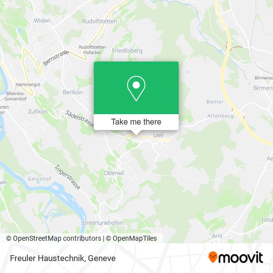 Freuler Haustechnik map