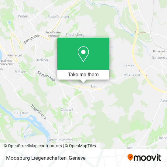 Moosburg Liegenschaften map