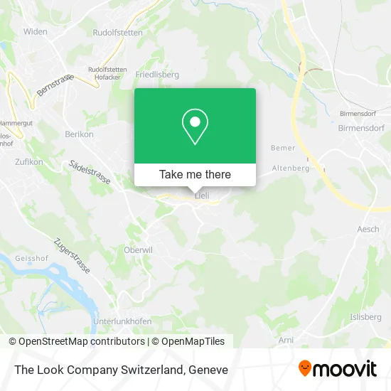 The Look Company Switzerland map