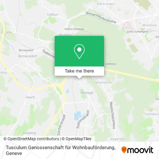 Tusculum Genossenschaft für Wohnbauförderung map