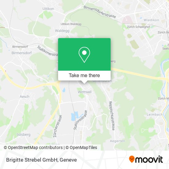 Brigitte Strebel GmbH map