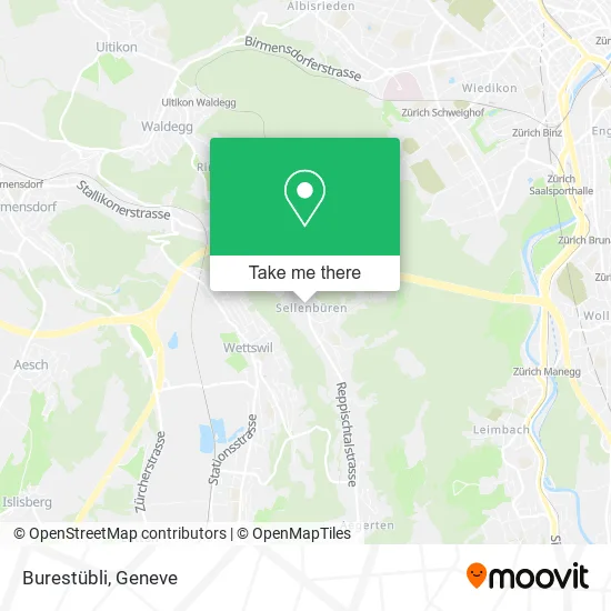 Burestübli map