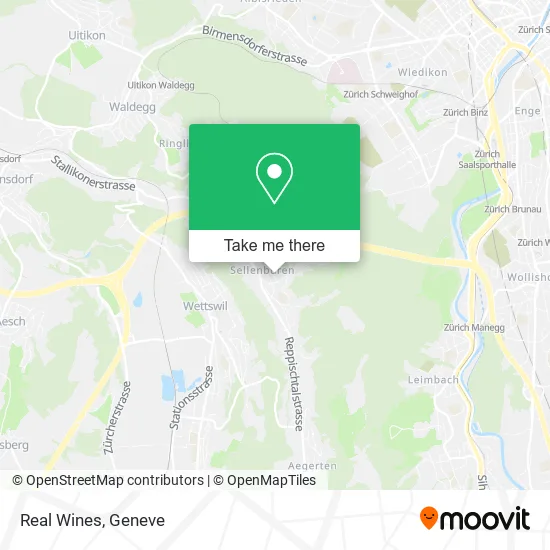 Real Wines map