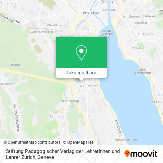 Stiftung Pädagogischer Verlag der Lehrerinnen und Lehrer Zürich map