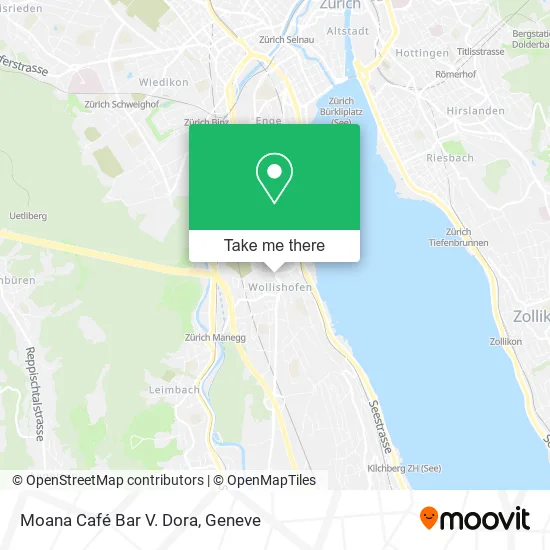 Moana Café Bar V. Dora map