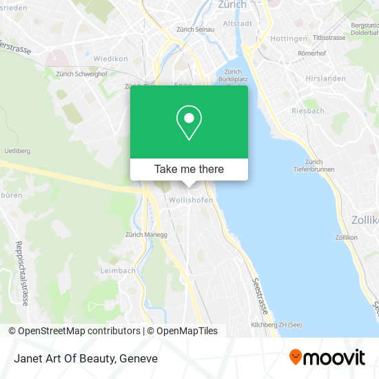 Janet Art Of Beauty map
