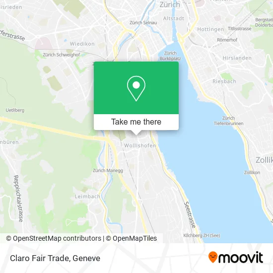 Claro Fair Trade map