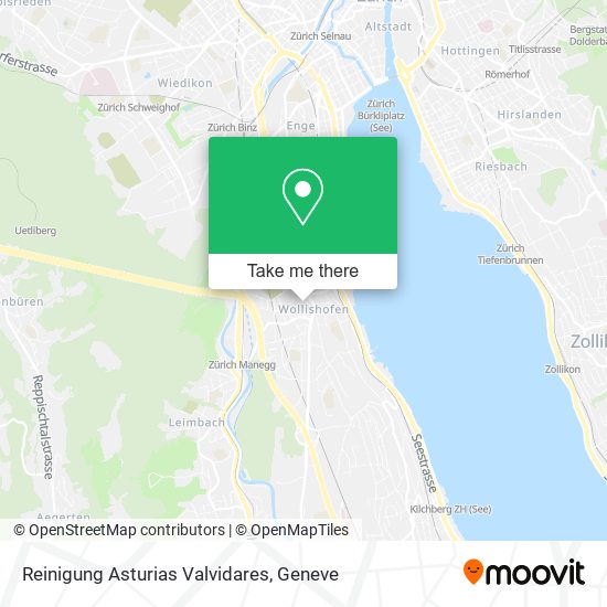 Reinigung Asturias Valvidares map