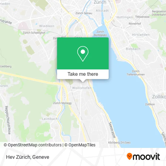 Hev Zürich map