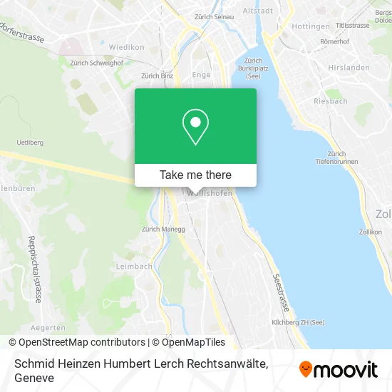 Schmid Heinzen Humbert Lerch Rechtsanwälte map