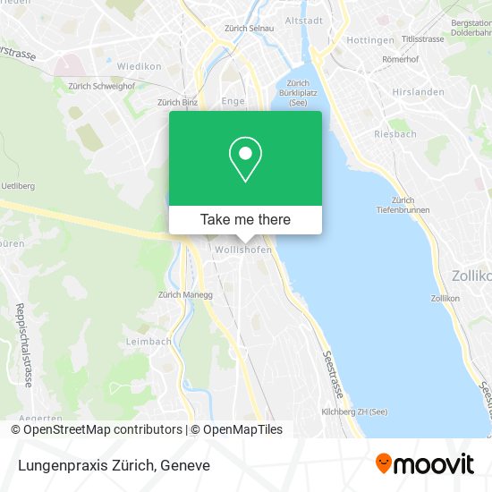 Lungenpraxis Zürich map