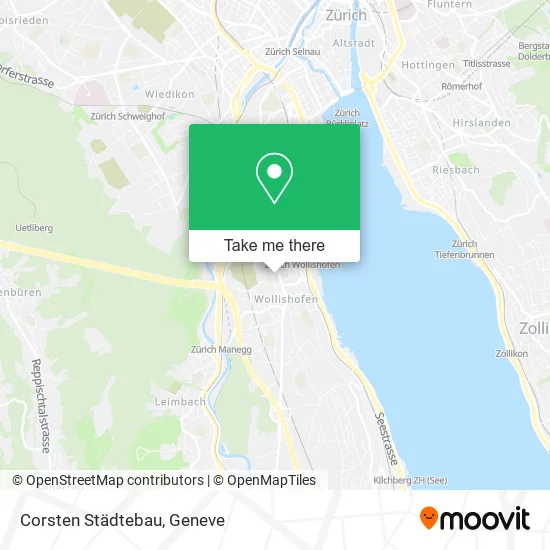 Corsten Städtebau map