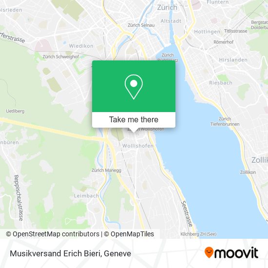 Musikversand Erich Bieri map