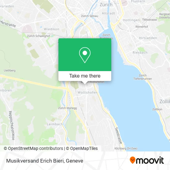 Musikversand Erich Bieri map