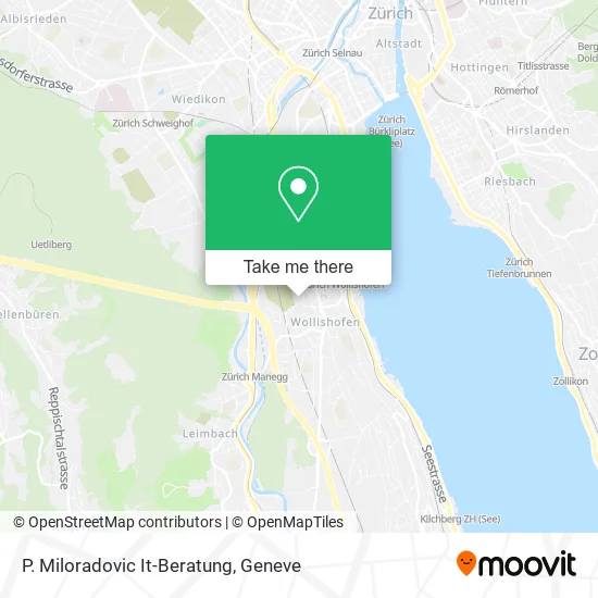 P. Miloradovic It-Beratung map